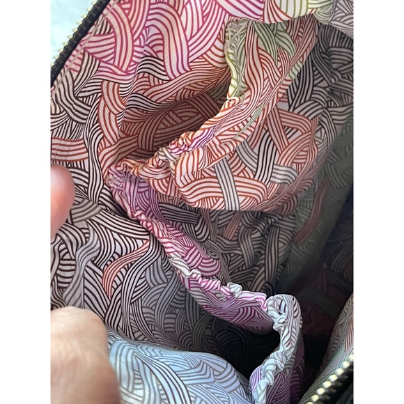 The Sak Iris Black Leather Crossbody Bag Purse Shoulderbag Handbag - Picture 9 of 9